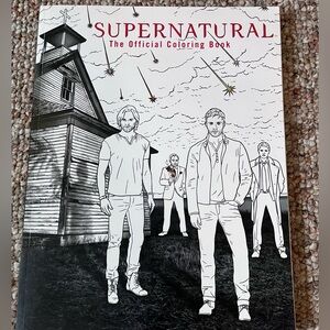 Supernatural Lightly Used Colouring Book From Hot Topic